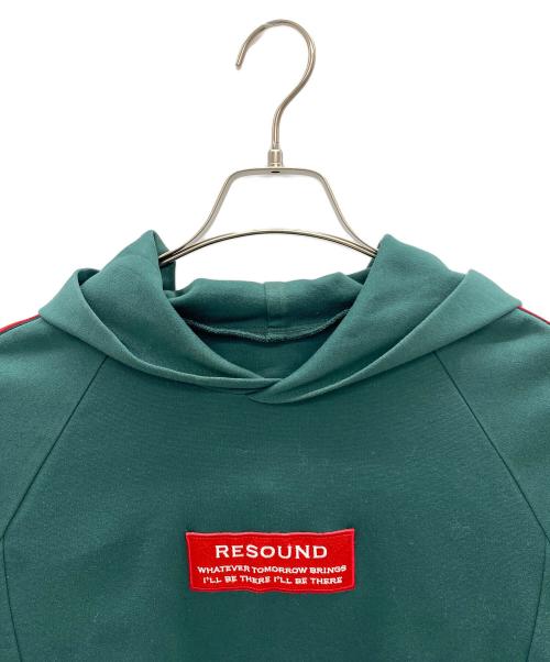 RESOUND（リサウンド）RESOUND (リサウンド) LINE P/O HOODIE グリーン サイズ:3の古着・服飾アイテム