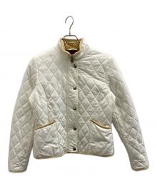 COACH（コーチ）の古着「キルティングジャケット」｜ホワイト×ブラウン