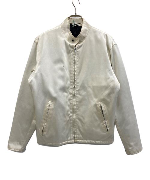 Schott（ショット）Schott (ショット) ライダースジャケット ホワイト サイズ:Mの古着・服飾アイテム
