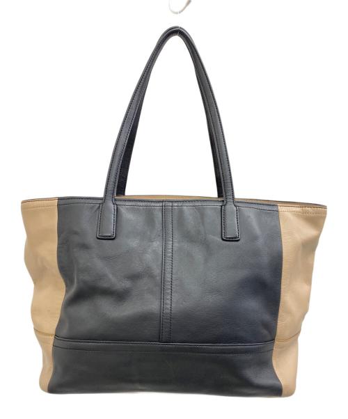 COACH（コーチ）COACH (コーチ) レガシーバイカラー ブラック×ブラウンの古着・服飾アイテム
