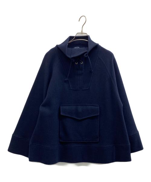 RALPH LAUREN（ラルフローレン）RALPH LAUREN (ラルフローレン) レースアップスモックパーカー ネイビー サイズ:Ｍの古着・服飾アイテム