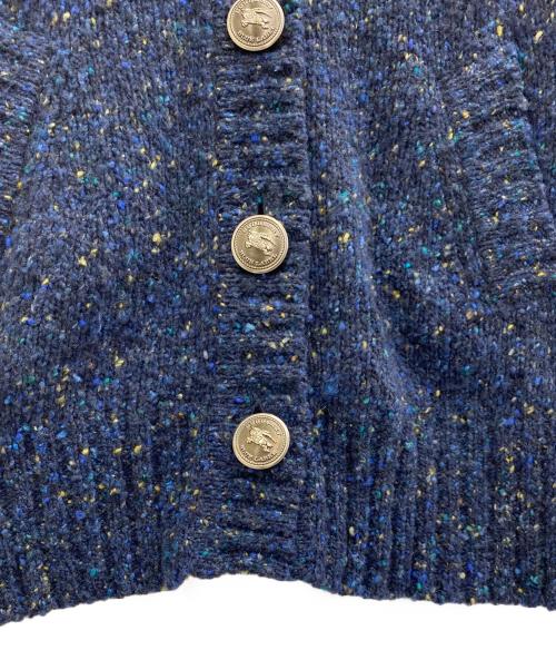 BURBERRY BLUE LABEL（バーバリーロンドンブルーレーベル）BURBERRY BLUE LABEL (バーバリーロンドンブルーレーベル) ニットカーディガン ブルー サイズ:38の古着・服飾アイテム