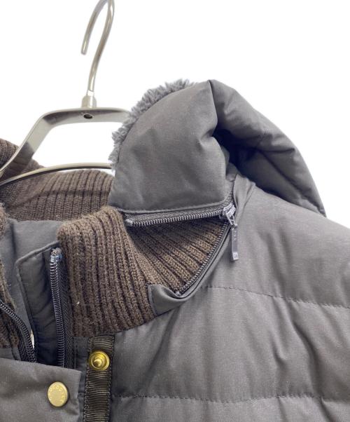 CROCODILE（クロコダイル）CROCODILE (クロコダイル) ダウンコート ブラウン サイズ:LLの古着・服飾アイテム