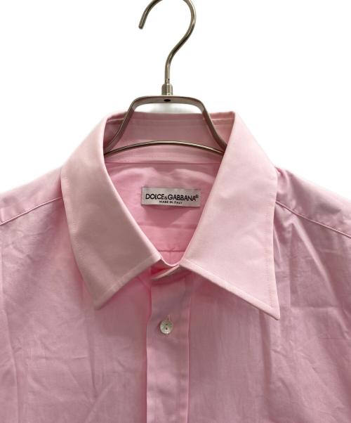 DOLCE & GABBANA（ドルチェ＆ガッバーナ）DOLCE & GABBANA (ドルチェ＆ガッバーナ) 長袖シャツ ピンク サイズ:SIZE (16 1/2)/42の古着・服飾アイテム