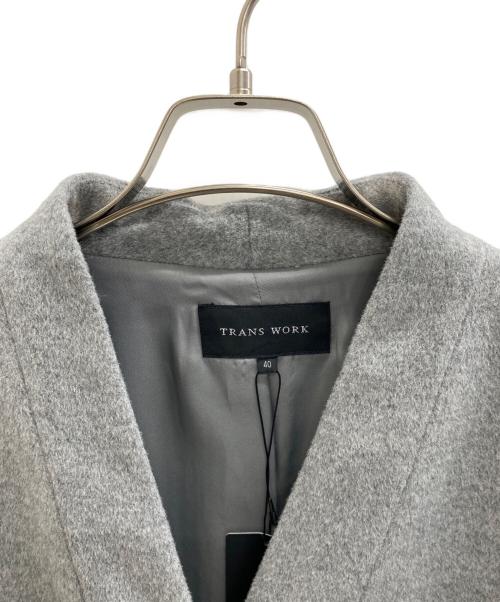 TRANS WORK（トランスワーク）TRANS WORK (トランスワーク) コート グレー サイズ:40 未使用品の古着・服飾アイテム
