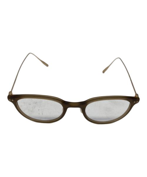 EYEVAN（アイヴァン）EYEVAN (アイヴァン) 伊達眼鏡 ベージュ サイズ:46☐21-145の古着・服飾アイテム