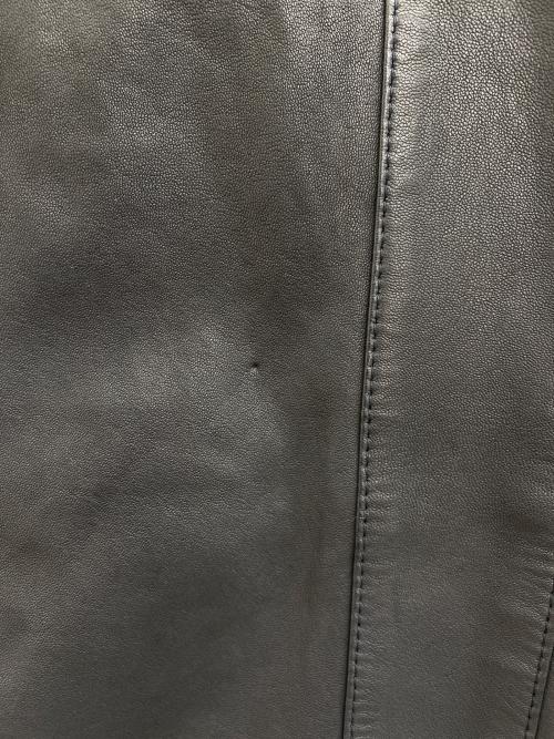 HUGO BOSS（ヒューゴ ボス）HUGO BOSS (ヒューゴ ボス) レザージャケット ブラック サイズ:Sの古着・服飾アイテム