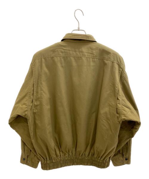 CROCODILE（クロコダイル）CROCODILE (クロコダイル) ジップブルゾン ブラウン サイズ:Lの古着・服飾アイテム