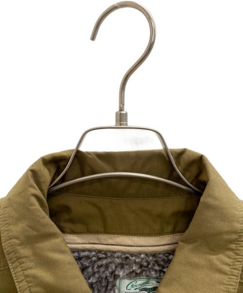 CROCODILE（クロコダイル）CROCODILE (クロコダイル) ジップブルゾン ブラウン サイズ:Lの古着・服飾アイテム