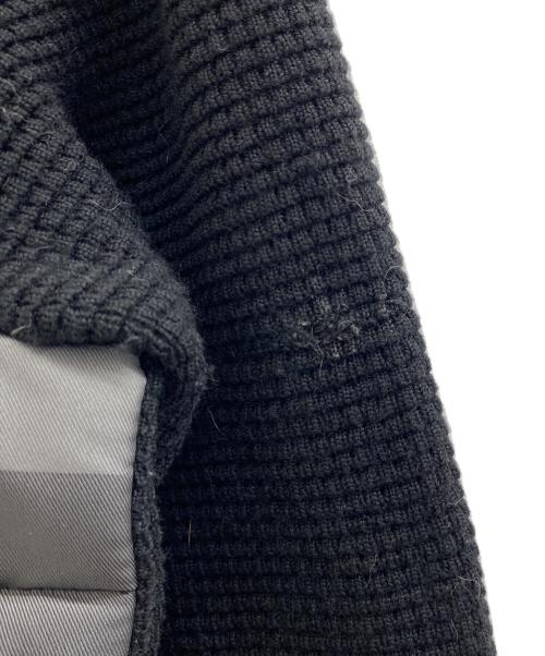 BLACK LABEL CRESTBRIDGE（ブラックレーベル クレストブリッジ）BLACK LABEL CRESTBRIDGE (ブラックレーベル クレストブリッジ) フーデッドジャケット ブラック×グレー サイズ:Mの古着・服飾アイテム