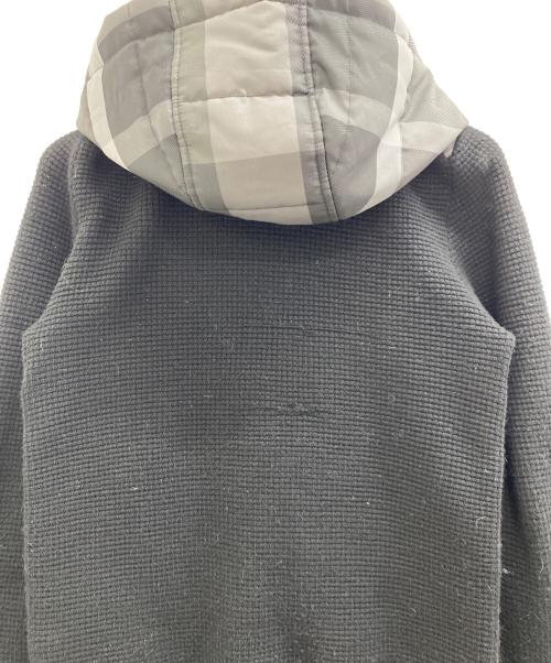 BLACK LABEL CRESTBRIDGE（ブラックレーベル クレストブリッジ）BLACK LABEL CRESTBRIDGE (ブラックレーベル クレストブリッジ) フーデッドジャケット ブラック×グレー サイズ:Mの古着・服飾アイテム