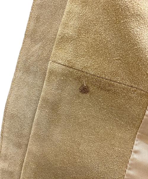 Maison Margiela（メゾンマルジェラ）Maison Margiela (メゾンマルジェラ) 八の字ライダースジャケット ベージュ サイズ:48の古着・服飾アイテム