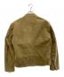 Maison Margiela (メゾンマルジェラ) 八の字ライダースジャケット ベージュ サイズ:48：150000円