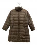 mont-bellモンベル）の古着「トラベルダウンロングコート」｜ブラウン