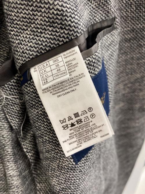 BROOKS BROTHERS（ブルックスブラザーズ）BROOKS BROTHERS (ブルックスブラザーズ) テーラードジャケット グレー サイズ:38 Sの古着・服飾アイテム
