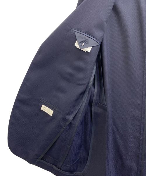 TAGLIATORE（タリアトーレ）TAGLIATORE (タリアトーレ) SUPER110'sストレッチウールホップサック2Bジャケット ネイビー サイズ:48/Rの古着・服飾アイテム