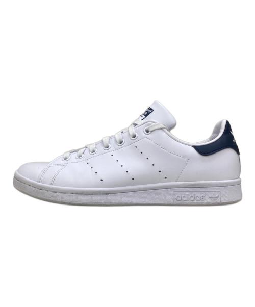adidas（アディダス）adidas (アディダス) STANSMITH ホワイト×ネイビー サイズ:26cmの古着・服飾アイテム