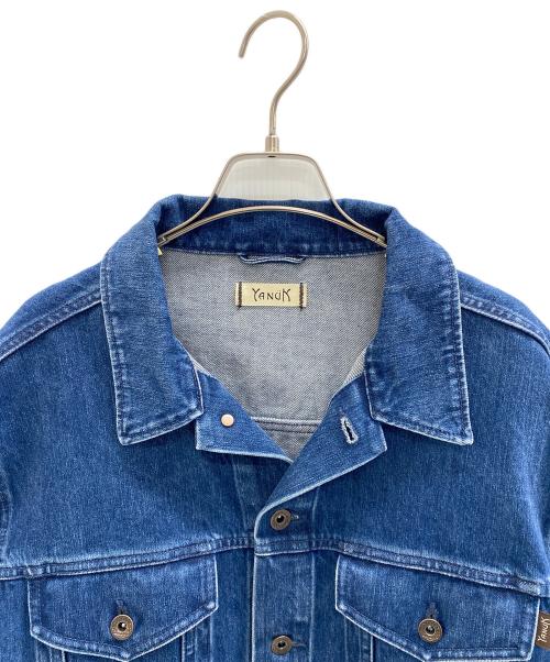 YANUK（ヤヌーク）YANUK (ヤヌーク) オーバーサイズ デニムジャケット ブルー サイズ:FREEの古着・服飾アイテム