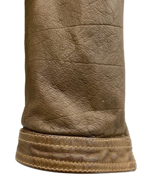 DACUTE（ダクテ）DACUTE (ダクテ) レザージャケット ブラウン サイズ:46の古着・服飾アイテム