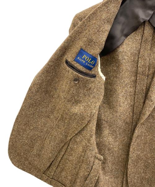 POLO RALPH LAUREN（ポロ・ラルフローレン）POLO RALPH LAUREN (ポロ・ラルフローレン) ツイード スポーツコート ブラウン サイズ:36Sの古着・服飾アイテム