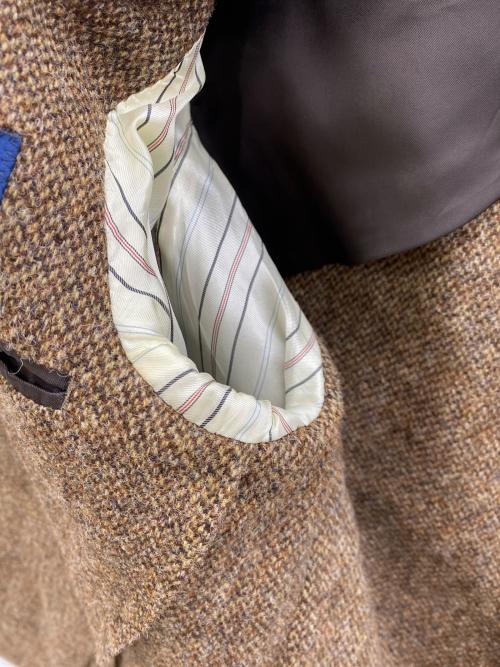 POLO RALPH LAUREN（ポロ・ラルフローレン）POLO RALPH LAUREN (ポロ・ラルフローレン) ツイード スポーツコート ブラウン サイズ:36Sの古着・服飾アイテム