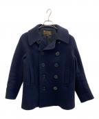 BUZZ RICKSON'Sバズリクソンズ）の古着「30oz ウールメルトン Pコート」｜ネイビー