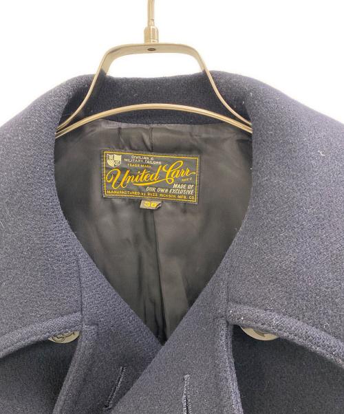 BUZZ RICKSON'S（バズリクソンズ）BUZZ RICKSON'S (バズリクソンズ) 30oz ウールメルトン Pコート ネイビー サイズ:36の古着・服飾アイテム