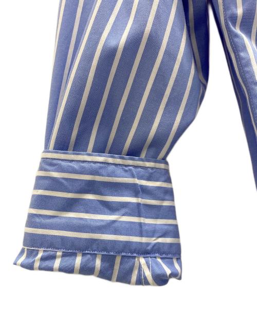 POLO RALPH LAUREN（ポロ・ラルフローレン）POLO RALPH LAUREN (ポロ・ラルフローレン) 長袖シャツ ブルー×ホワイト サイズ:Ｍの古着・服飾アイテム