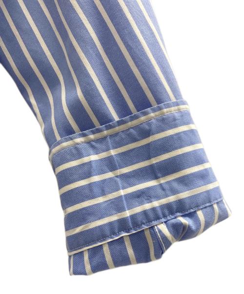 POLO RALPH LAUREN（ポロ・ラルフローレン）POLO RALPH LAUREN (ポロ・ラルフローレン) 長袖シャツ ブルー×ホワイト サイズ:Ｍの古着・服飾アイテム