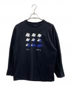 ZARA×ADER errorザラ×アーダーエラー）の古着「長袖カットソー」｜ブラック