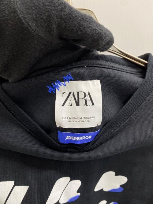 ZARA（ザラ）ZARA (ザラ) ADER error (アーダーエラー) 長袖カットソー ブラック サイズ:Mの古着・服飾アイテム