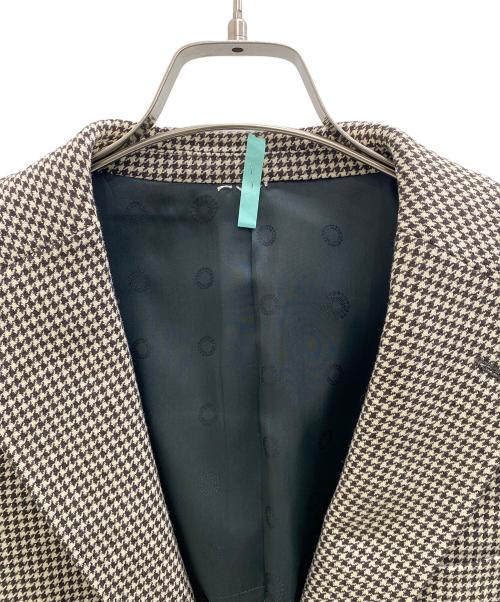 MACKINTOSH PHILOSOPHY（マッキントッシュ フィロソフィー）MACKINTOSH PHILOSOPHY (マッキントッシュ フィロソフィー) テーラードジャケット ベージュ×ブラウン サイズ:38の古着・服飾アイテム