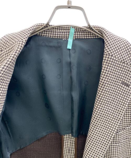 MACKINTOSH PHILOSOPHY（マッキントッシュ フィロソフィー）MACKINTOSH PHILOSOPHY (マッキントッシュ フィロソフィー) テーラードジャケット ベージュ×ブラウン サイズ:38の古着・服飾アイテム