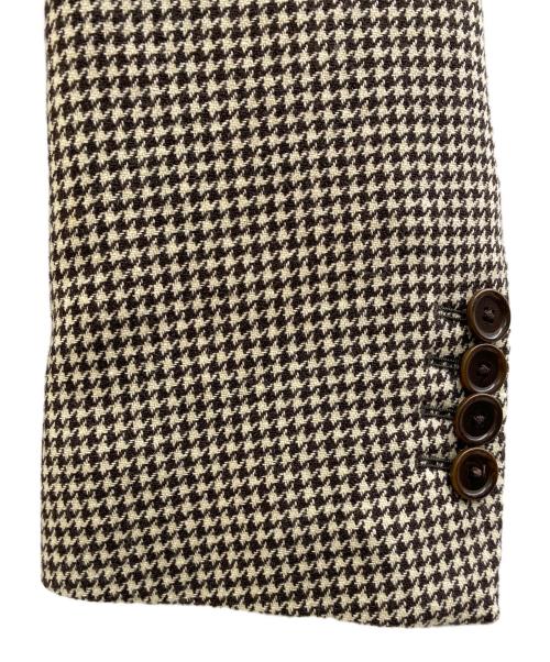 MACKINTOSH PHILOSOPHY（マッキントッシュ フィロソフィー）MACKINTOSH PHILOSOPHY (マッキントッシュ フィロソフィー) テーラードジャケット ベージュ×ブラウン サイズ:38の古着・服飾アイテム