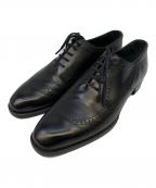 ENZO BONAFEエンツォボナフェ）の古着「ウィングチップシューズ」｜ブラック