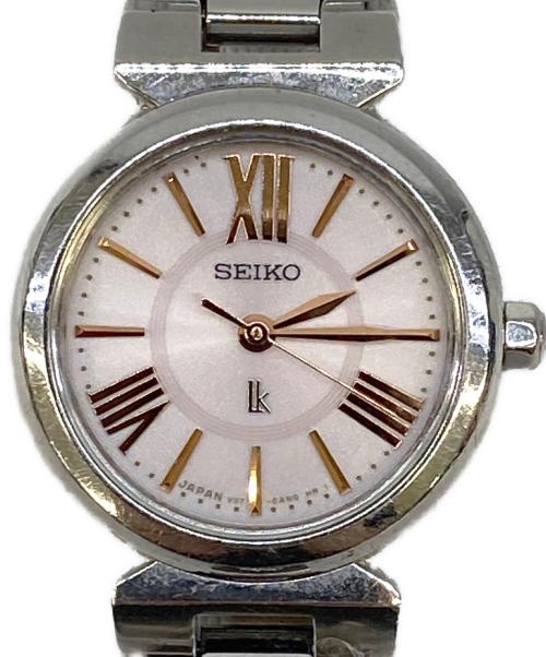 SEIKO（セイコー）SEIKO (セイコー) 腕時計 シルバー×ピンクの古着・服飾アイテム