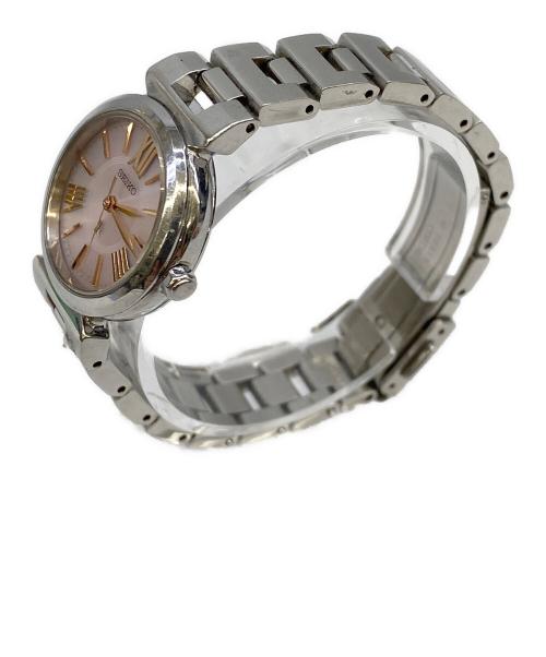 SEIKO（セイコー）SEIKO (セイコー) 腕時計 シルバー×ピンクの古着・服飾アイテム