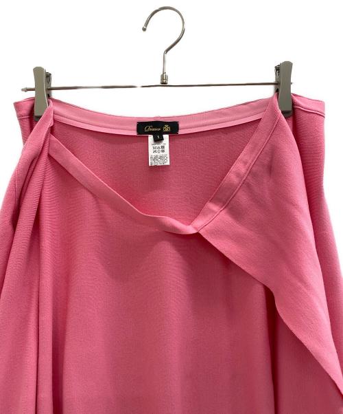 DRAWER（ドゥロワー）DRAWER (ドゥロワー) ミラノ ラップスカート ピンク サイズ:1の古着・服飾アイテム