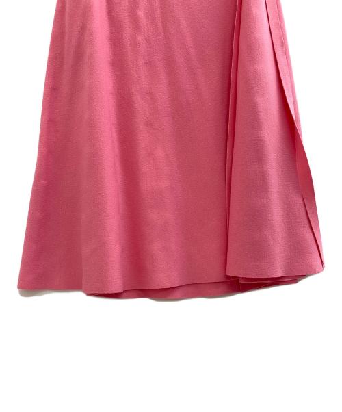 DRAWER（ドゥロワー）DRAWER (ドゥロワー) ミラノ ラップスカート ピンク サイズ:1の古着・服飾アイテム