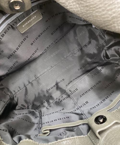 BURBERRY（バーバリー）BURBERRY (バーバリー) ワンショルダーバッグ グレーの古着・服飾アイテム