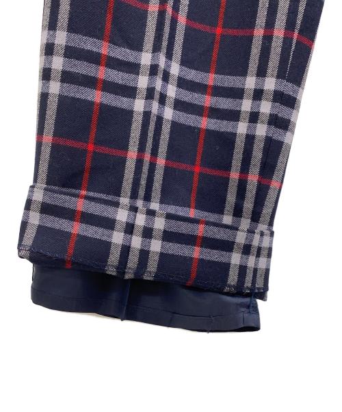 Burberry's（バーバリー）Burberry's (バーバリーズ) チェックパンツ ネイビー サイズ:LLの古着・服飾アイテム