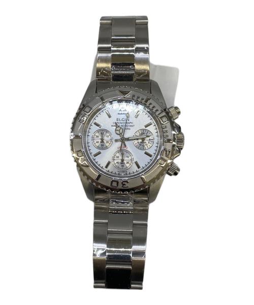 ELGIN（エルジン）ELGIN (エルジン) クロノグラフ シルバー 未使用品の古着・服飾アイテム