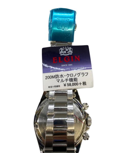 ELGIN（エルジン）ELGIN (エルジン) クロノグラフ シルバー 未使用品の古着・服飾アイテム