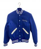 DeLongデロング）の古着「スタジャン」｜ネイビー