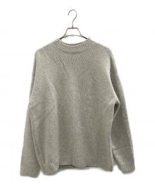 STEVEN ALAN（スティーブンアラン）の古着「ハミルトンラムズウールモックネックニット」｜グレー