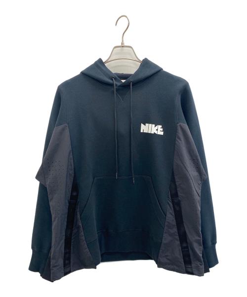 NIKE（ナイキ）NIKE (ナイキ) sacai (サカイ) NRG HOODIE ブラック サイズ:Lの古着・服飾アイテム