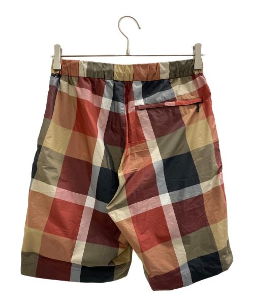 BLACK LABEL CRESTBRIDGE（ブラックレーベル クレストブリッジ）BLACK LABEL CRESTBRIDGE (ブラックレーベル クレストブリッジ) ショートパンツ ブラウン×レッド サイズ:Sの古着・服飾アイテム