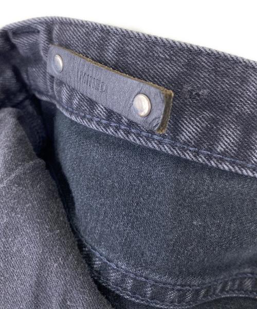 MINEDENIM（マインデニム）MINEDENIM (マインデニム) ブラックジーンズ グレー サイズ:7の古着・服飾アイテム