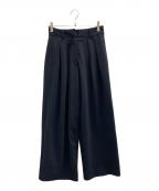 TODAYFULトゥデイフル）の古着「Doubletuck Twill Trousers」｜ブラック