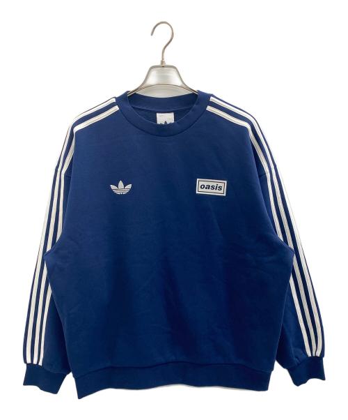 adidas Originals（アディダスオリジナル）adidas Originals (アディダスオリジナル) oasis (オアシス) スウェット ネイビー サイズ:2XL 未使用品の古着・服飾アイテム